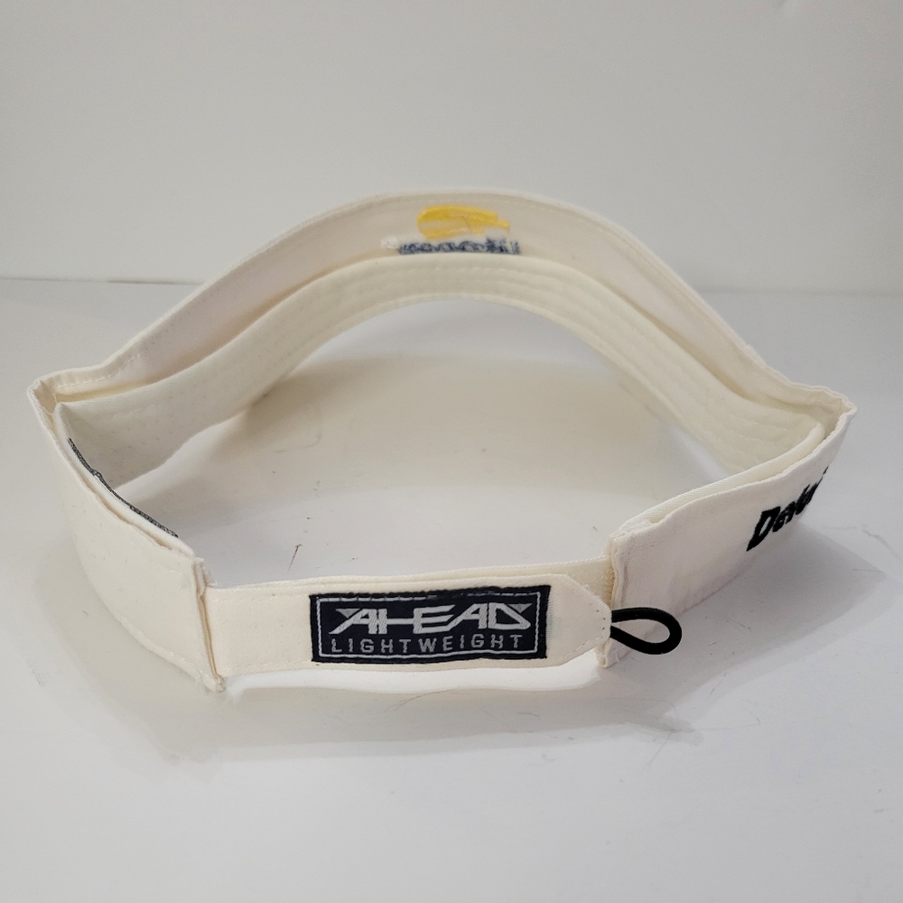 US OPEN TENNIS 2019 visor cap white Deloitte sponsor w velcro LIGHTWEIGHT NWOT - Picture 4 of 4